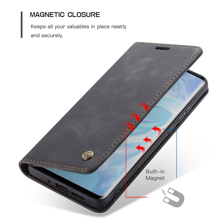CaseMe-013 Multifunctional Retro Frosted Horizontal Flip Leather Case compatible with Huawei P30 Pro, with Card Slot & Holder & Wallet, Compatible with Huawei P30 Pro