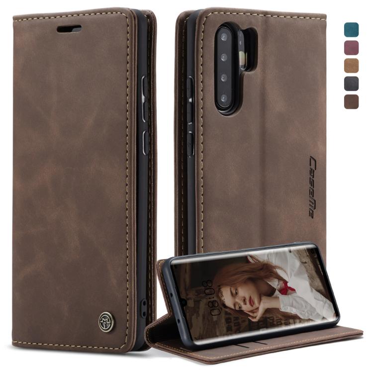 CaseMe-013 Multifunctional Retro Frosted Horizontal Flip Leather Case compatible with Huawei P30 Pro, with Card Slot & Holder & Wallet, Compatible with Huawei P30 Pro