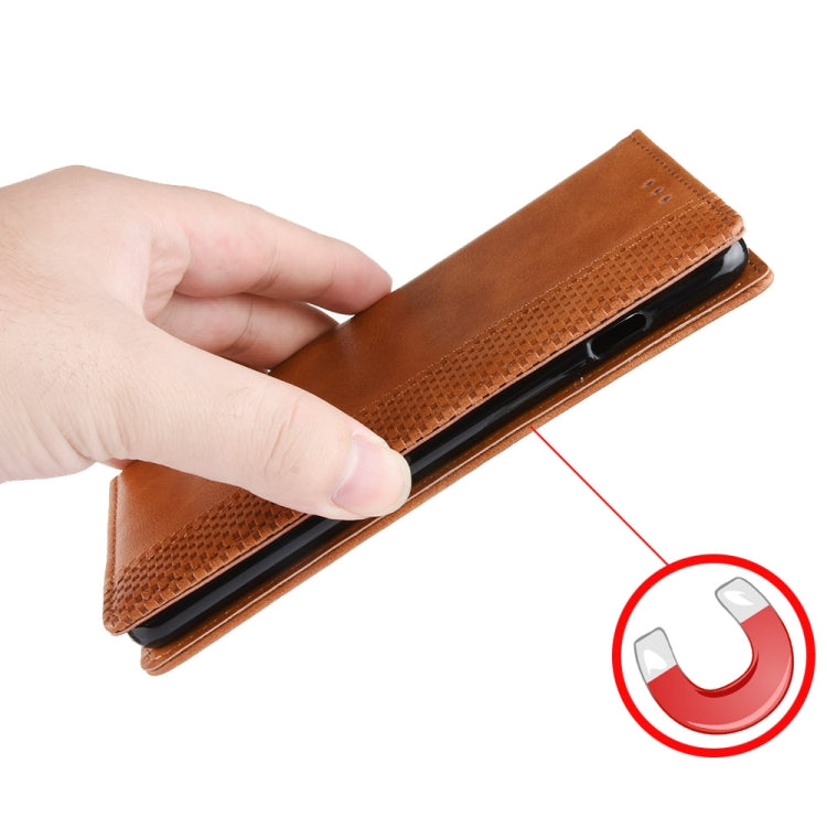Magnetic Buckle Retro Texture Horizontal Flip Leather Case compatible with Huawei Mate 20 Pro, with Holder & Card Slots & Wallet, Compatible with Huawei Mate 20 Pro