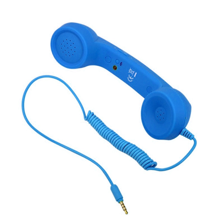 3.5mm Plug Mic Retro Telephone Anti-radiation Cell Phone Handset Receiver