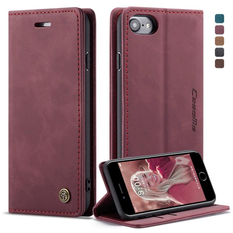 CaseMe-013 Multifunctional Retro Frosted Horizontal Flip Leather Case for iPhone 6 / 6s, with Card Slot & Holder & Wallet, Compatible with iPhone 6 / 6s