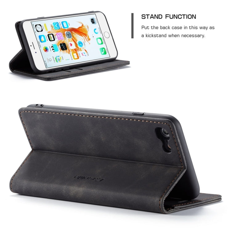 CaseMe-013 Multifunctional Retro Frosted Horizontal Flip Leather Case for iPhone 6 Plus / 6s Plus, with Card Slot & Holder & Wallet, Compatible with iPhone 6 Plus / 6s Plus