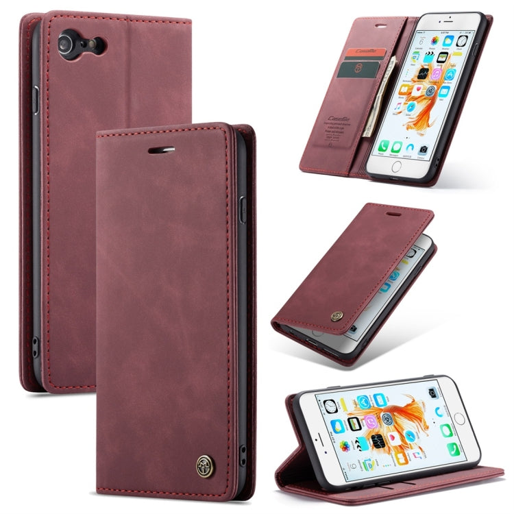 CaseMe-013 Multifunctional Retro Frosted Horizontal Flip Leather Case for iPhone 6 Plus / 6s Plus, with Card Slot & Holder & Wallet, Compatible with iPhone 6 Plus / 6s Plus