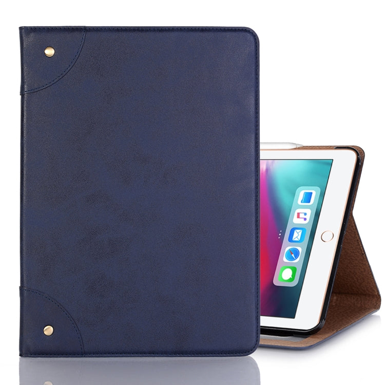 Retro Book Style Horizontal Flip PU Leather Case compatible with iPad Air 13 2025 / 2024 / iPad Pro 12.9 inch (2018), with Holder & Card Slots & Wallet, Compatible with iPad Air 13 2025 / 2024 / iPad Pro 12.9 inch (2018)