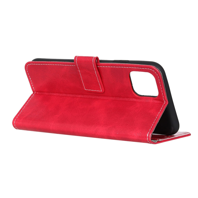 Compatible with iPhone 11 Pro Max Retro Crazy Horse Texture Horizontal Flip Leather Case, with Holder & Card Slots & Photo Frame & Wallet, Compatible with XI Max (2019)