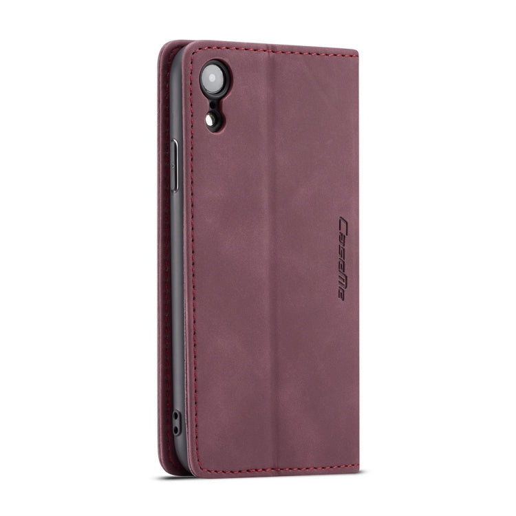 Compatible with iPhone XR CaseMe-013 Multifunctional Retro Frosted Horizontal Flip Leather Case with Card Slot & Holder & Wallet, Compatible with iPhone XR