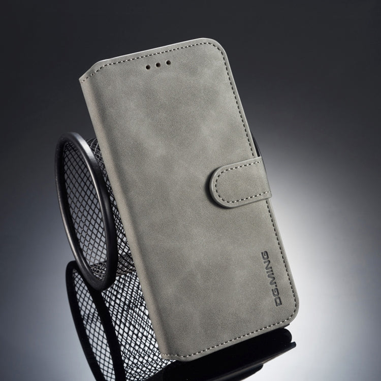 Compatible with iPhone X / XS DG.MING Retro Oil Side Horizontal Flip Case with Holder & Card Slots & Wallet, iPhone XS / X