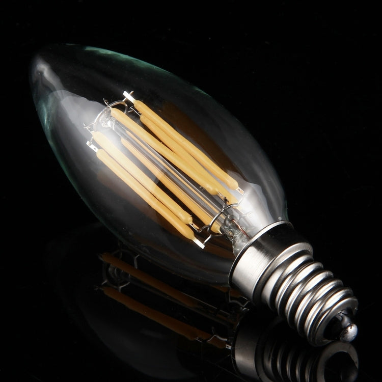 6 LEDs 450 LM Retro Energy Saving Light compatible with Halls, AC 220V, Apicicompatible withm E14 6W 220V White Light