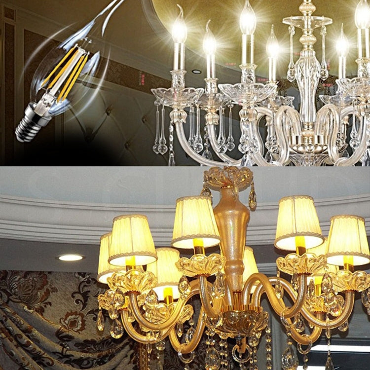 6 LEDs 450 LM Retro Energy Saving Light compatible with Halls, AC 220V, Apicicompatible withm E14 6W 220V White Light