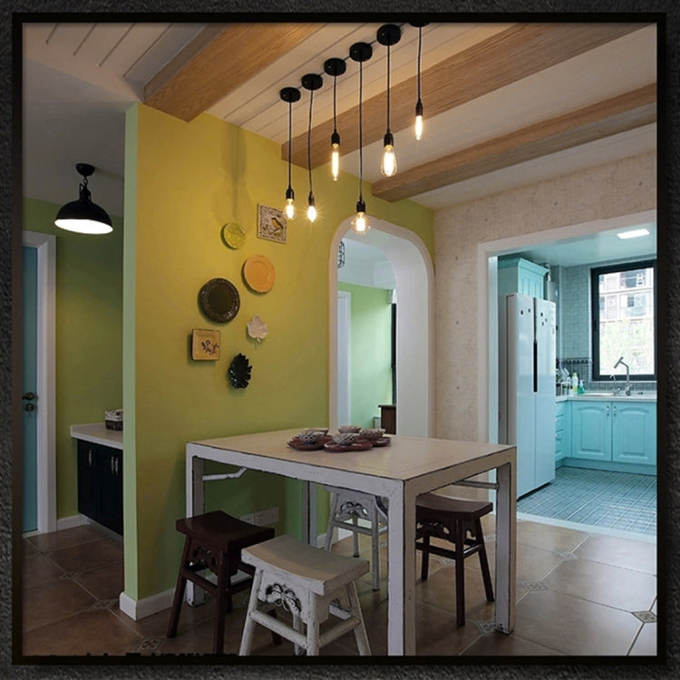 6 LEDs 450 LM Retro Energy Saving Light for Halls, AC 220V, Apiciform E14 6W 220V White Light