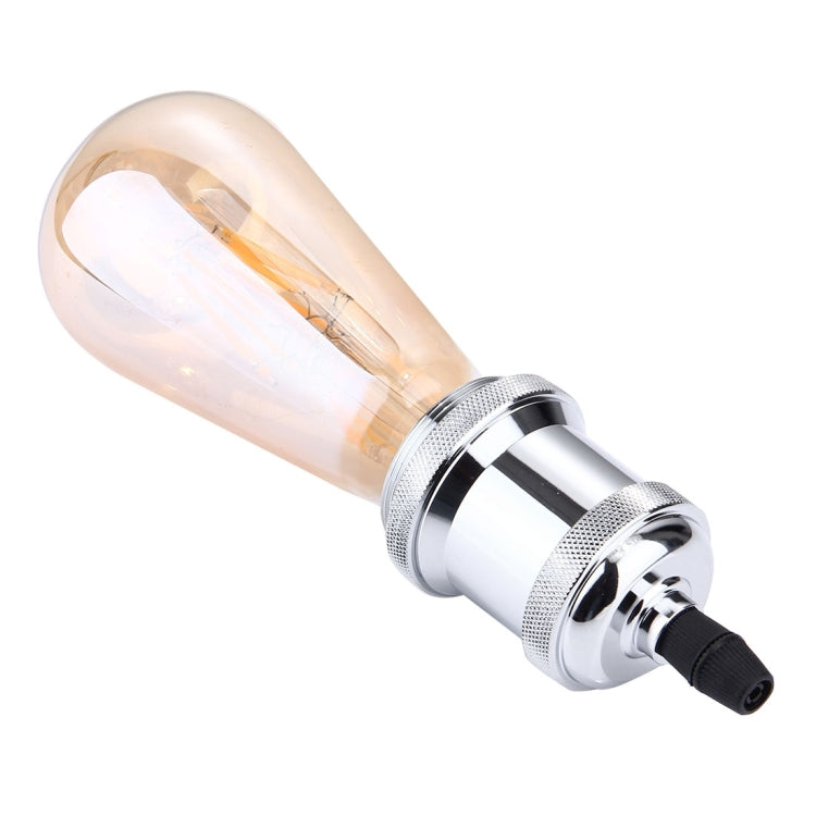 E27 Retro Vintage Screw Bulb Base Lamp Bulb Holder, Not Included Light Bulb, AC 85-265V
