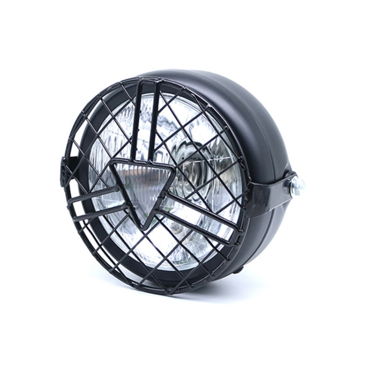 Motorcycle Arrowhead Reticular Retro Lamp LED Headlight Modification Accessories compatible with CG125 / GN125, DM-DD-1995