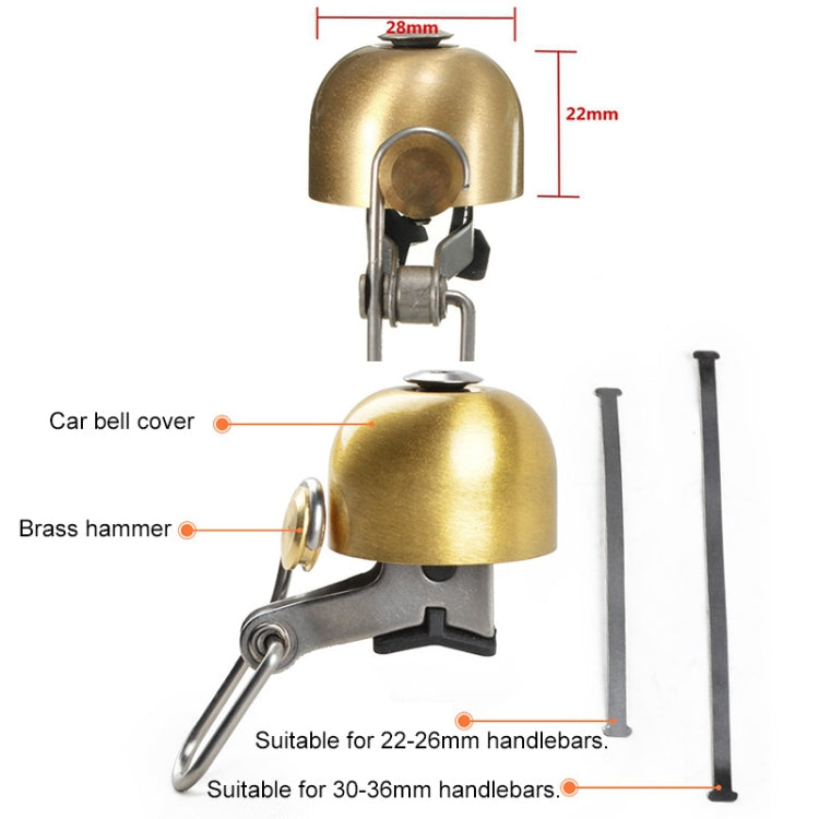 Bicycle Bell Retro Copper Bell Cycling Accessories, Bicycle Bell (brass)