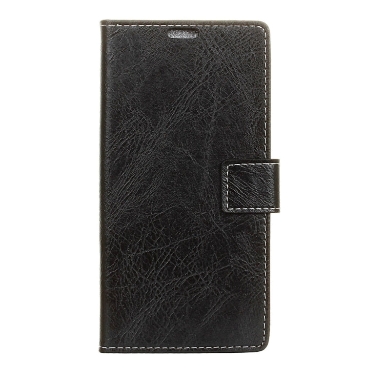 Retro Crazy Horse Texture Horizontal Flip Leather Case compatible with OPPO A7 / AX7, with Holder & Card Slots & Photo Frame, Compatible with OPPO A7 / AX7