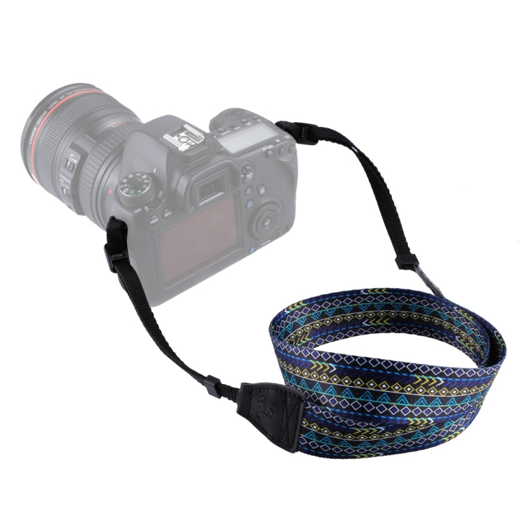 PULUZ Retro Ethnic Style Multi-color Series Shoulder Neck Strap Camera Strap compatible with SLR / DSLR Cameras, Ethnic 7