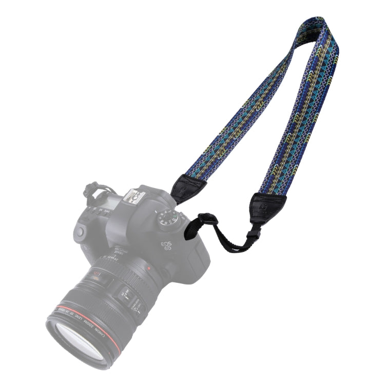 PULUZ Retro Ethnic Style Multi-color Series Shoulder Neck Strap Camera Strap compatible with SLR / DSLR Cameras, Ethnic 7