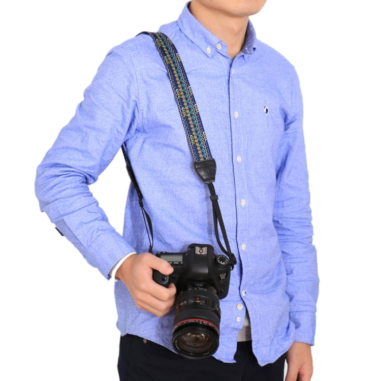 PULUZ Retro Ethnic Style Multi-color Series Shoulder Neck Strap Camera Strap compatible with SLR / DSLR Cameras, Ethnic 7