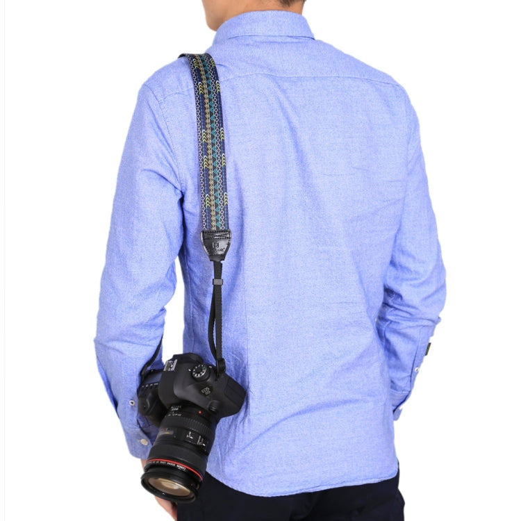 PULUZ Retro Ethnic Style Multi-color Series Shoulder Neck Strap Camera Strap compatible with SLR / DSLR Cameras, Ethnic 7