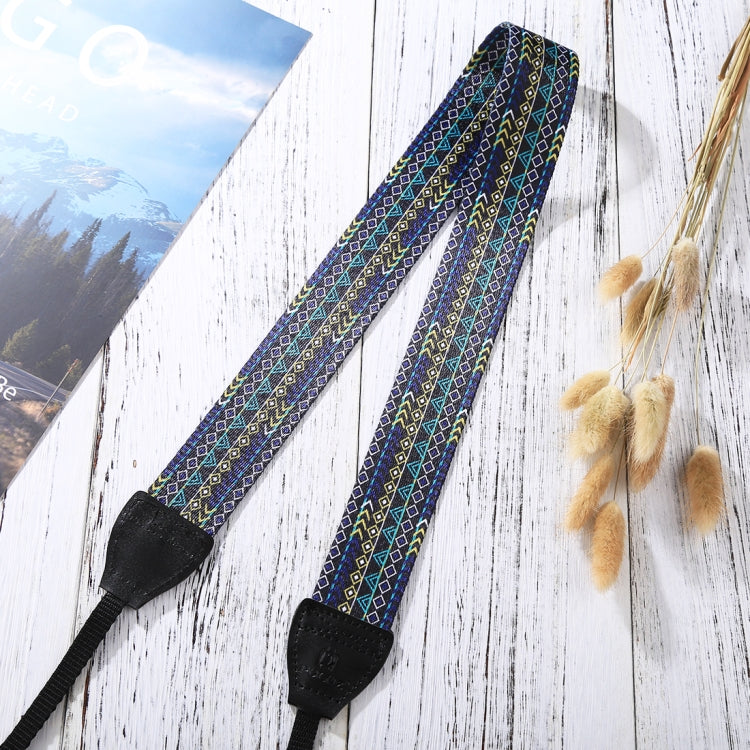 PULUZ Retro Ethnic Style Multi-color Series Shoulder Neck Strap Camera Strap compatible with SLR / DSLR Cameras, Ethnic 7