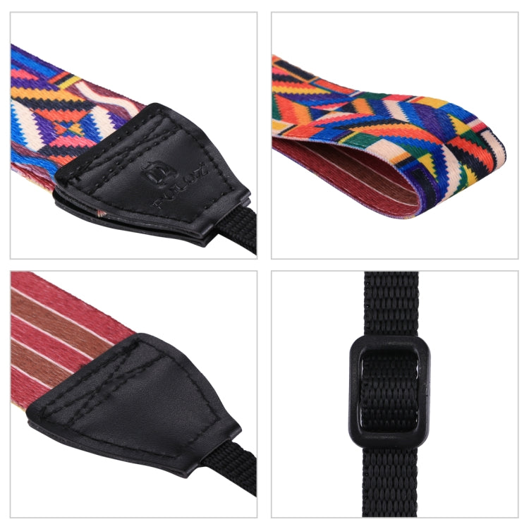 PULUZ Retro Ethnic Style Multi-color Series Shoulder Neck Strap Camera Strap compatible with SLR / DSLR Cameras, Ethnic 9