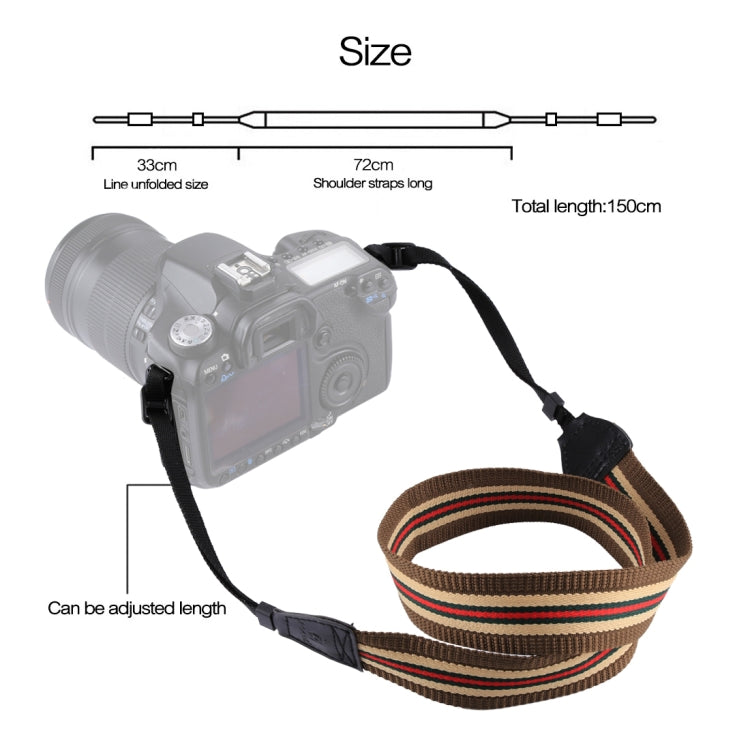PULUZ Retro Ethnic Style Multi-color Series Shoulder Neck Strap Camera Strap for SLR / DSLR Cameras