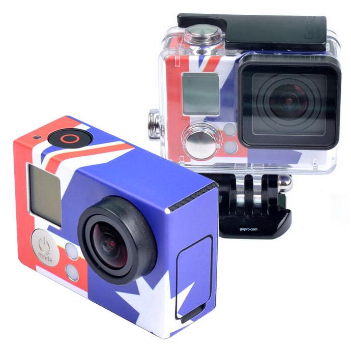 Case Sticker compatible with GoPro HERO3+ /3, AU Flag