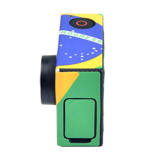 Case Sticker compatible with GoPro HERO3+ /3, Brazil Flag