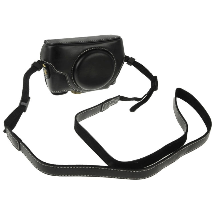 Retro Style PU Leather Camera Case Bag with Strap compatible with Sony RX100 M3 / M4 / M5