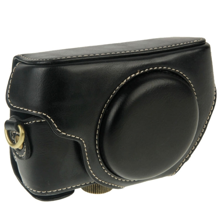 Retro Style PU Leather Camera Case Bag with Strap compatible with Sony RX100 M3 / M4 / M5