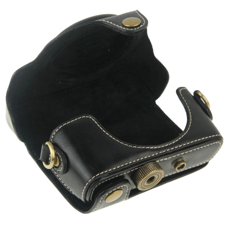 Retro Style PU Leather Camera Case Bag with Strap compatible with Sony RX100 M3 / M4 / M5