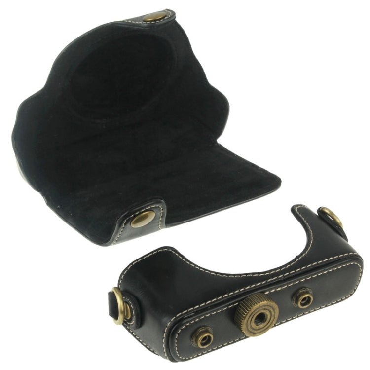 Retro Style PU Leather Camera Case Bag with Strap compatible with Sony RX100 M3 / M4 / M5