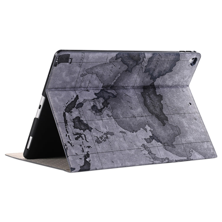 Retro World Map Pattern Leather Case with Holder & Card Slots & Wallet compatible with iPad Air 2, Random Delivery