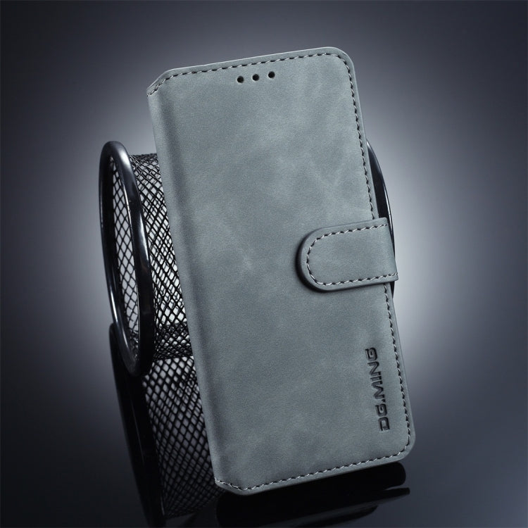 DG.MING Retro Oil Side Horizontal Flip Case compatible with Galaxy S10, with Holder & Card Slots & Wallet, Galaxy S10