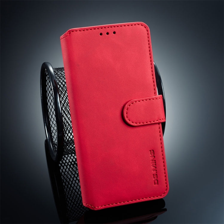 DG.MING Retro Oil Side Horizontal Flip Case compatible with Galaxy S10, with Holder & Card Slots & Wallet, Galaxy S10