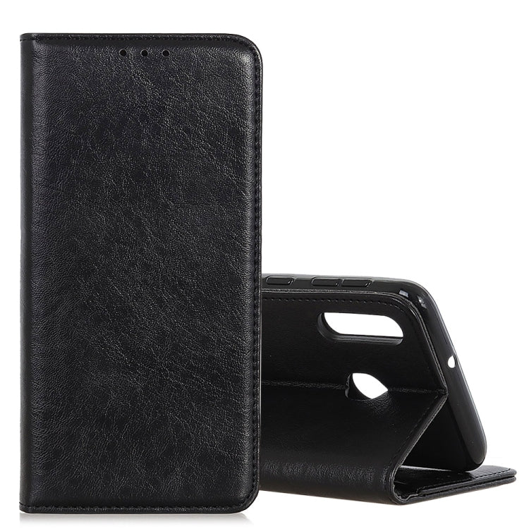 Magnetic Retro Crazy Horse Texture Horizontal Flip Leather Case compatible with Galaxy A40, with Holder & Card Slots & Photo Frame, Compatible with Galaxy A40