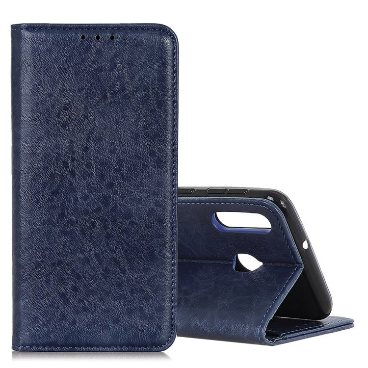 Magnetic Retro Crazy Horse Texture Horizontal Flip Leather Case compatible with Galaxy A40, with Holder & Card Slots & Photo Frame, Compatible with Galaxy A40