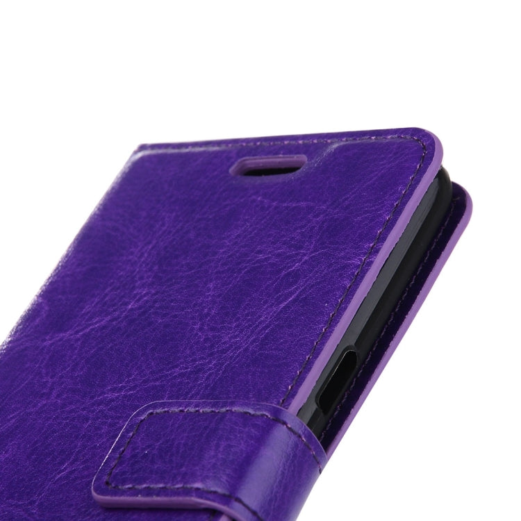 Compatible with Galaxy S8 Retro Crazy Horse Texture Horizontal Flip Leather Case with Holder & Card Slots & Wallet & Photo Frame, Compatible with Samsung Galaxy S8