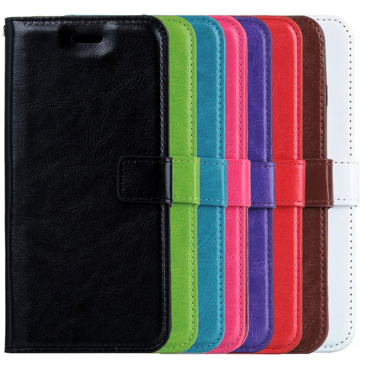 Compatible with Galaxy S8 Retro Crazy Horse Texture Horizontal Flip Leather Case with Holder & Card Slots & Wallet & Photo Frame, Compatible with Galaxy S8