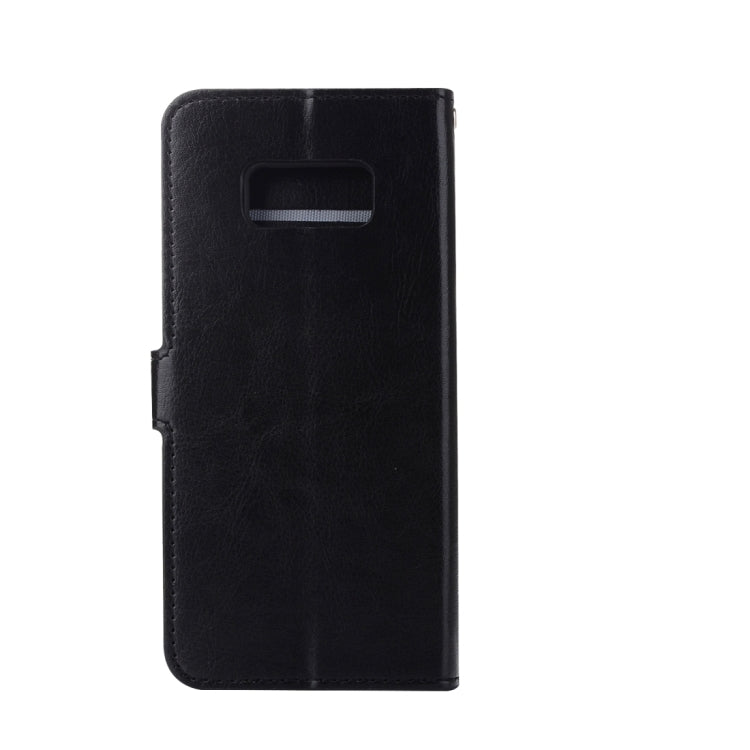 Compatible with Galaxy S8 Retro Crazy Horse Texture Horizontal Flip Leather Case with Holder & Card Slots & Wallet & Photo Frame & Lanyard, Compatible with Samsung Galaxy S8 Retro