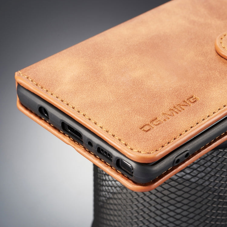 DG.MING Retro Oil Side Horizontal Flip Case compatible with Galaxy Note9, with Holder & Card Slots & Wallet, Galaxy Note9