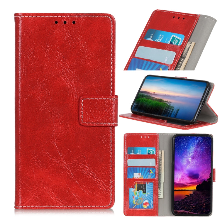 Retro Crazy Horse Texture Horizontal Flip Leather Case compatible with Galaxy A20e, with Holder & Card Slots & Wallet & Photo Frame, Compatible with Galaxy A20e