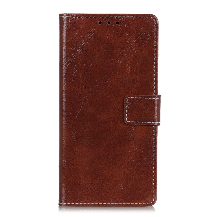 Retro Crazy Horse Texture Horizontal Flip Leather Case compatible with Galaxy A20e, with Holder & Card Slots & Wallet & Photo Frame, Compatible with Galaxy A20e