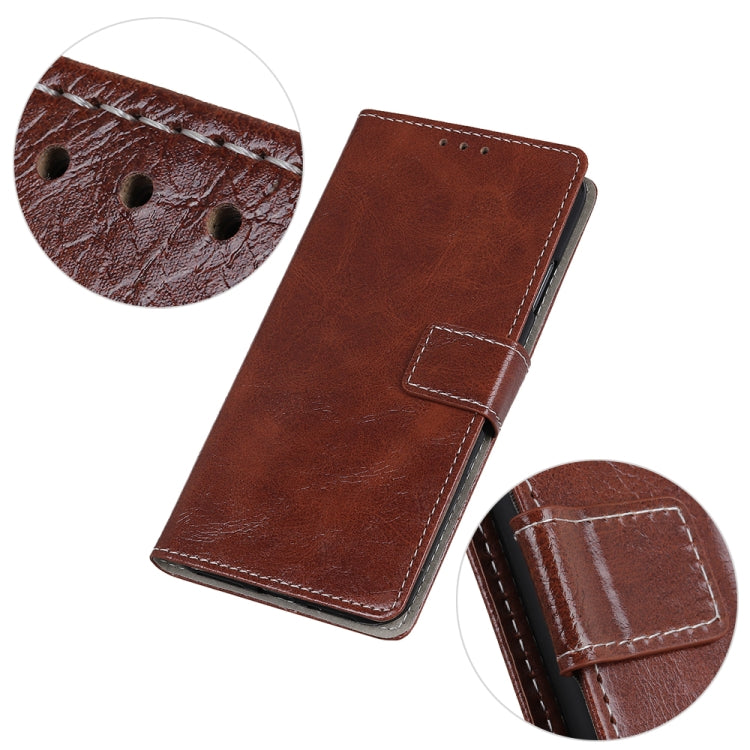 Retro Crazy Horse Texture Horizontal Flip Leather Case compatible with Galaxy A20e, with Holder & Card Slots & Wallet & Photo Frame, Compatible with Galaxy A20e