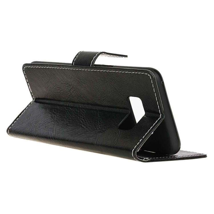 Retro Crazy Horse Texture Horizontal Flip Leather Case compatible withe Galaxy S10e, with Holder & Card Slots & Photo Frame, Compatible with Samsung Galaxy S10e