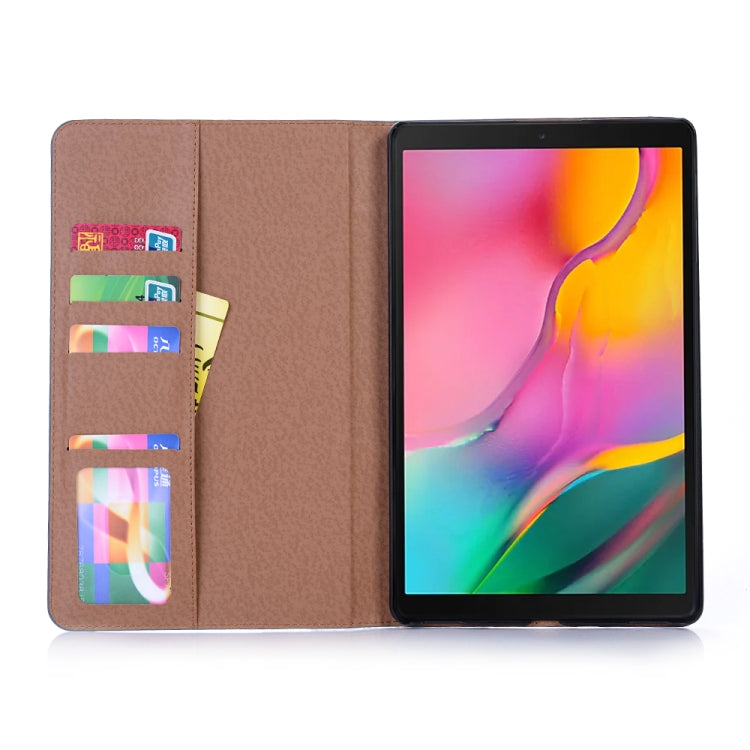 Retro Book Style Horizontal Flip Leather Case compatible with Galaxy Tab A 10.1 (2019) T510 / T515, with Holder & Card Slots & Wallet, Compatible with Galaxy Tab A 10.1 (2019) T510 / T515