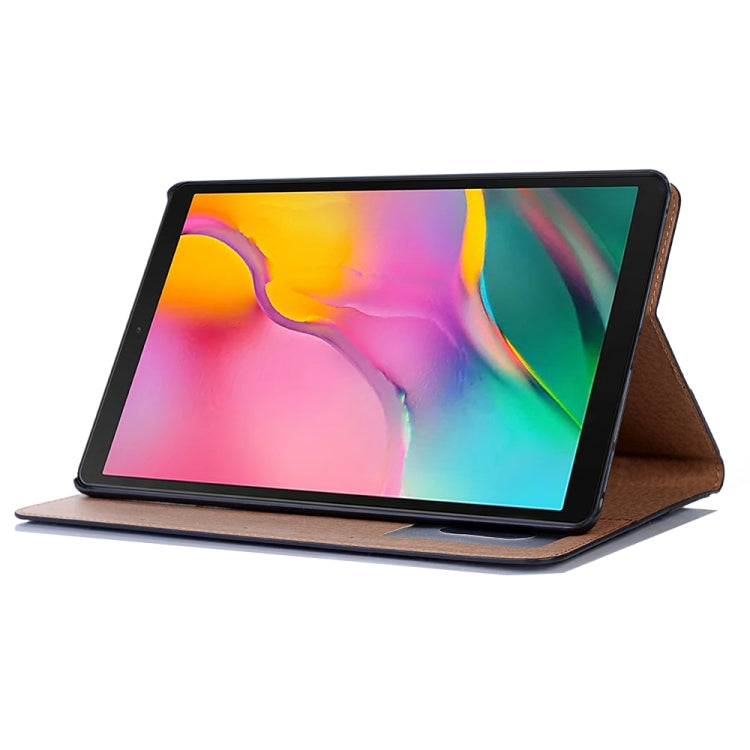 Retro Book Style Horizontal Flip Leather Case compatible with Galaxy Tab A 10.1 (2019) T510 / T515, with Holder & Card Slots & Wallet, Compatible with Galaxy Tab A 10.1 (2019) T510 / T515