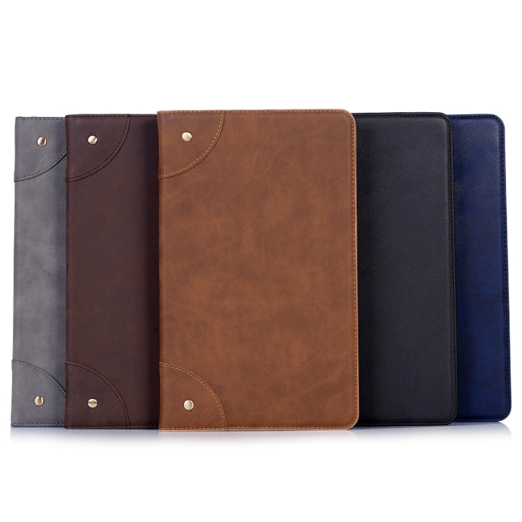 Retro Book Style Horizontal Flip Leather Case compatible with Galaxy Tab A 10.1 (2019) T510 / T515, with Holder & Card Slots & Wallet, Compatible with Galaxy Tab A 10.1 (2019) T510 / T515