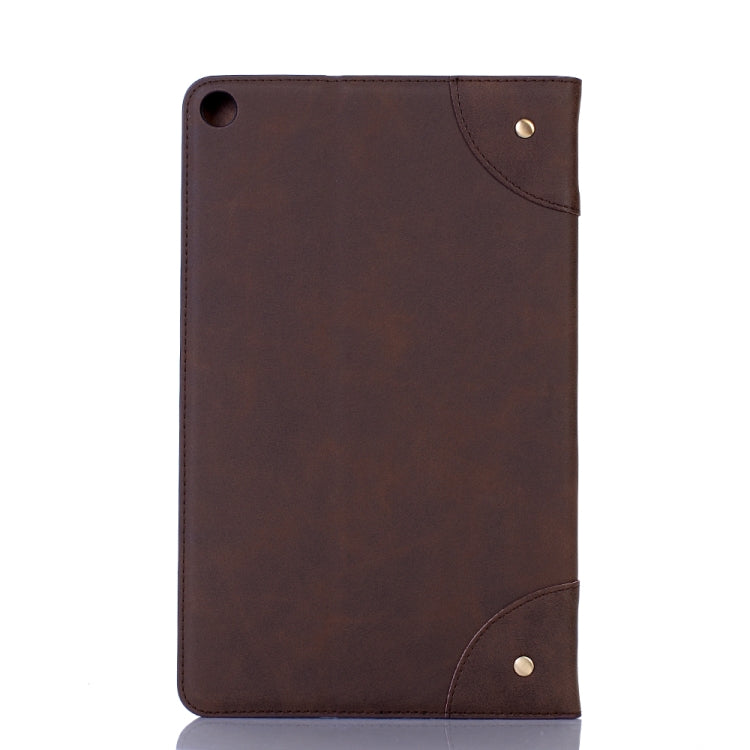 Retro Book Style Horizontal Flip Leather Case compatible with Galaxy Tab A 10.1 (2019) T510 / T515, with Holder & Card Slots & Wallet, Compatible with Galaxy Tab A 10.1 (2019)
