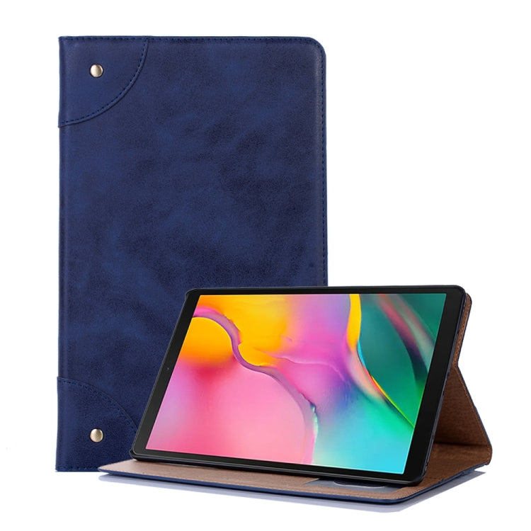 Retro Book Style Horizontal Flip Leather Case compatible with Galaxy Tab A 10.1 (2019) T510 / T515, with Holder & Card Slots & Wallet, Compatible with Galaxy Tab A 10.1 (2019)