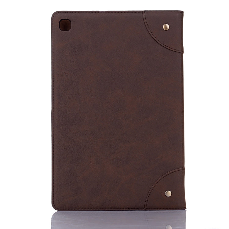 Retro Book Style Horizontal Flip Leather Case compatible with Galaxy Tab S5e 10.5 T720 / T725, with Holder & Card Slots & Wallet, Compatible with Galaxy Tab S5e